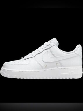 Nike Womens Air Force 1 ‘07 SE Pearl Embellished White Sneakers
